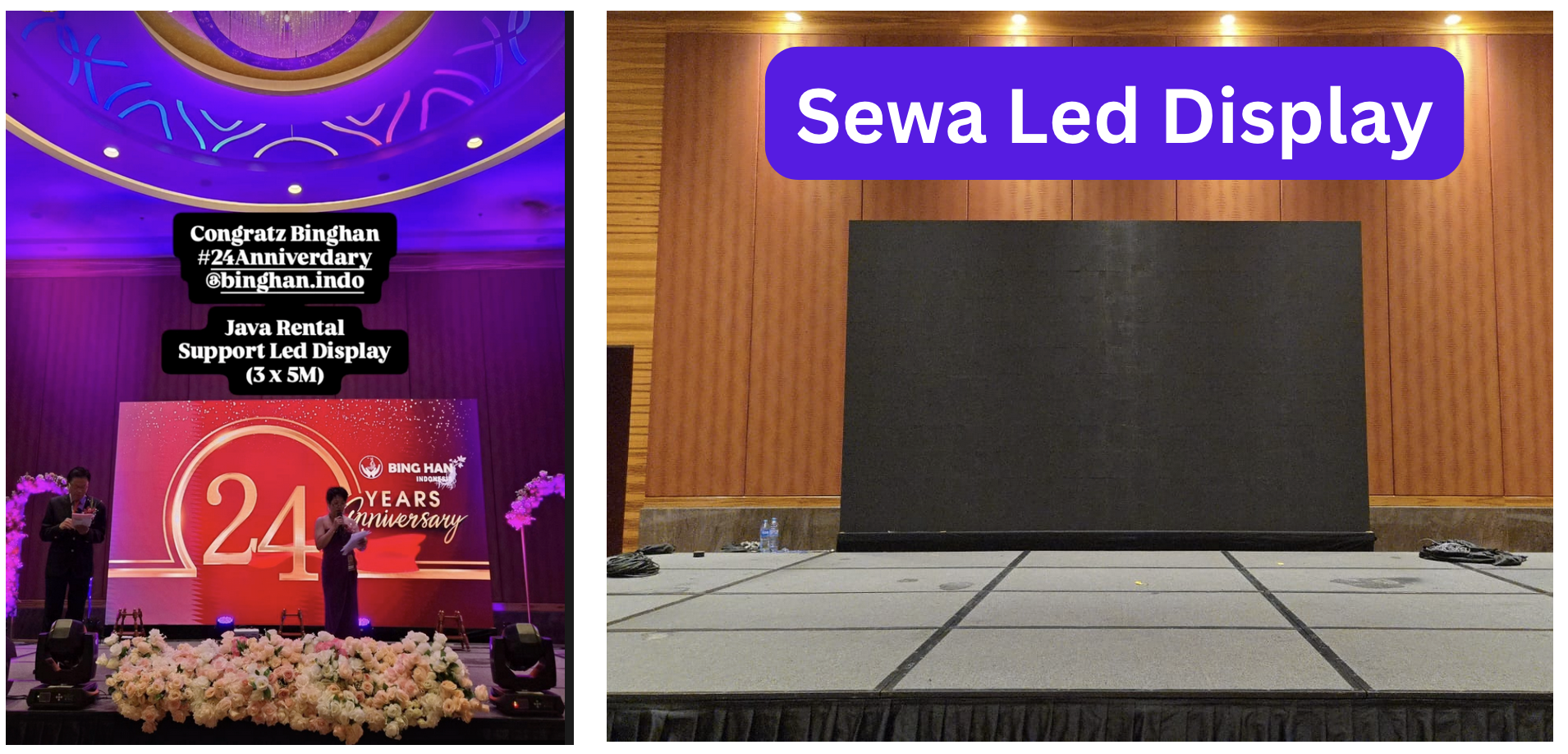 Sewa LED DISPLAY Videotron
